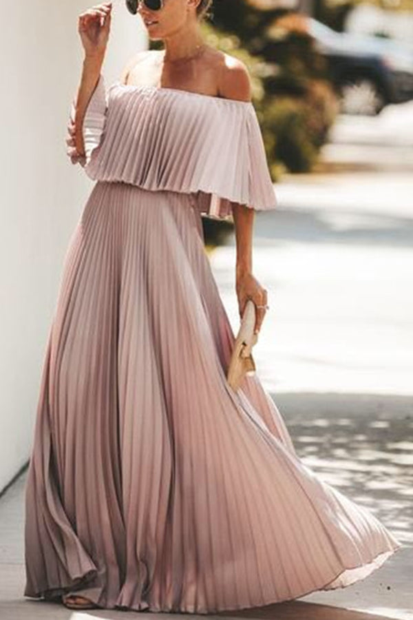 红色连衣裙展示图04
