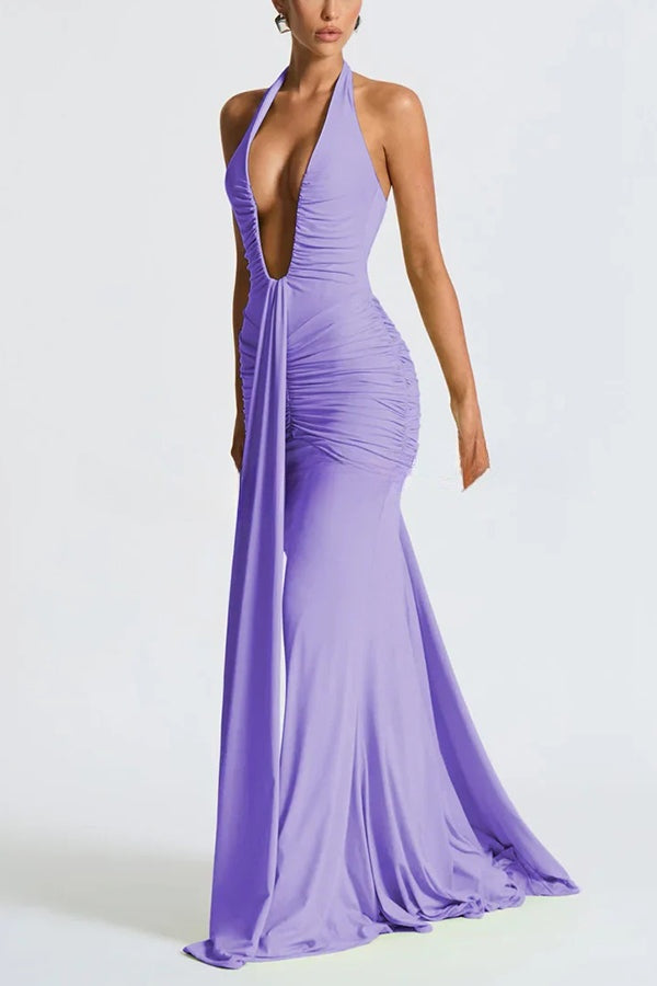 红色连衣裙展示图21